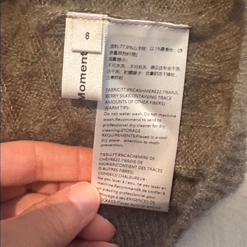 Meilleur Moment cable knit cashmere sweater - Picture 6 of 10